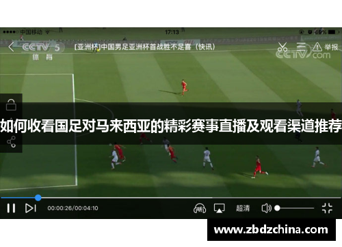 如何收看国足对马来西亚的精彩赛事直播及观看渠道推荐